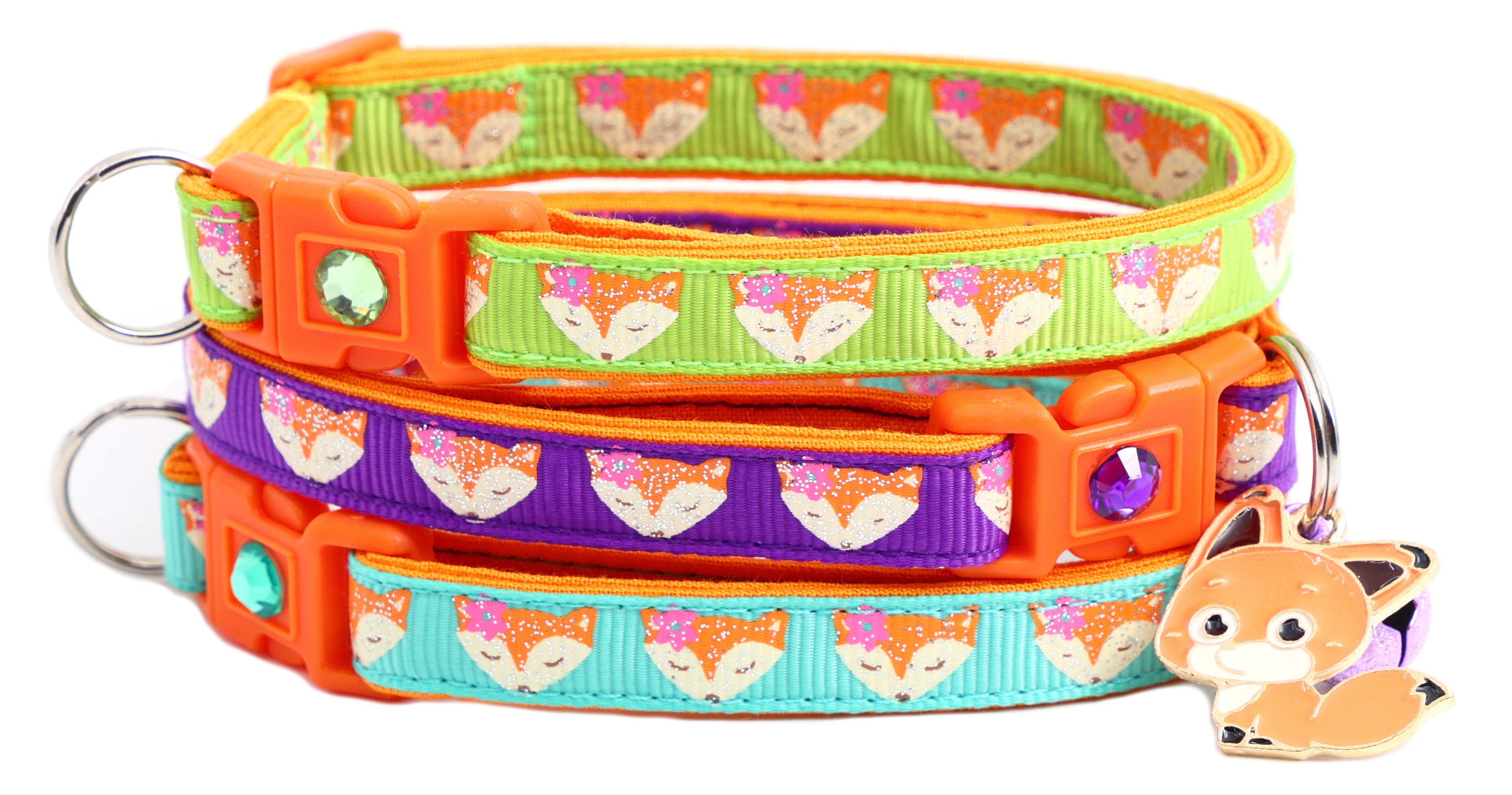Foxes Breakaway Cat Collar-0