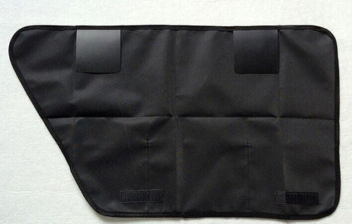 Car Pet Mat Side Door Protector - Anti-Scratch & Anti-Kick Oxford Cloth Protection Mat - Set Of 2