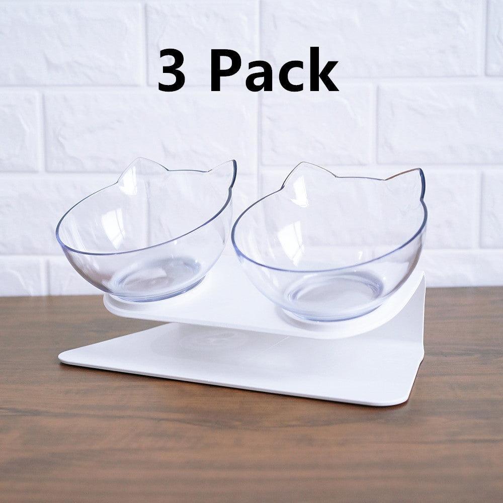 Cat Double Bowl - The Perfect Companion For Your Feline Friend-1