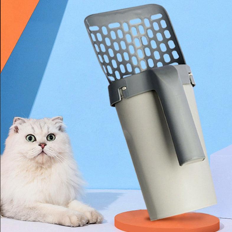Convenient Cat Litter Storage Box With Built-In Shovel-0